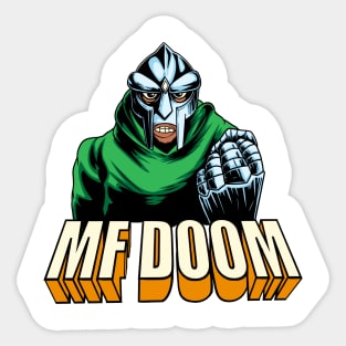 MF DOOM Green Costume Sticker